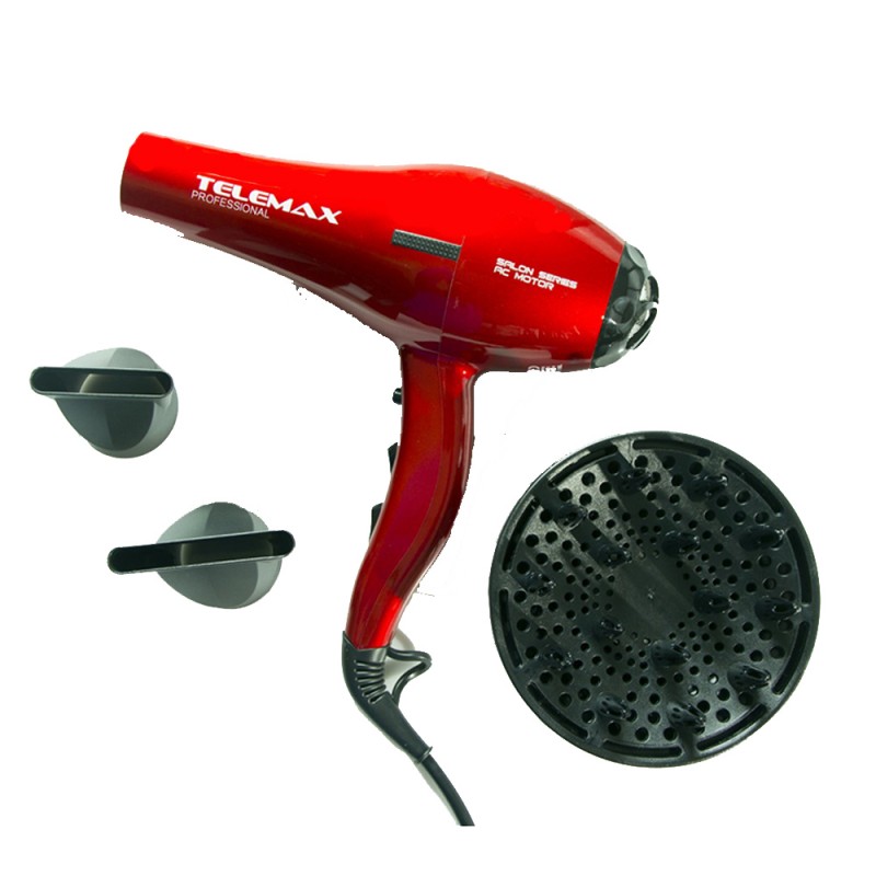 TELEMAX FK-8813 BELLA Σεσουάρ Μαλλιών 2200W Κόκκινο (21-8813)